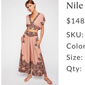 Free People Nile River Set XS worn once